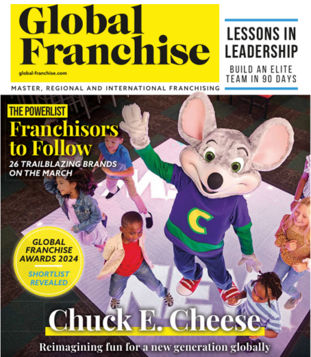 Chuck E. Cheese | Global Franchise Magazine Cover